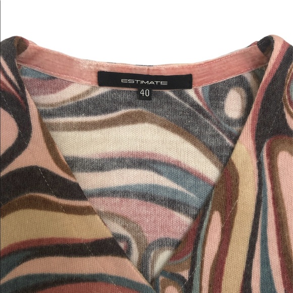 Groovy Swirled True Vintage Cardigan - Picture 2 of 3